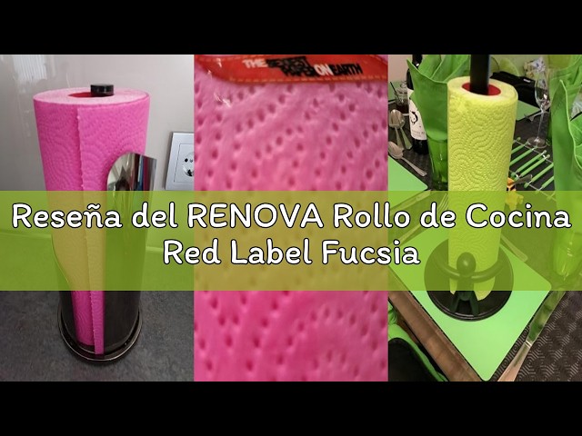 Vídeo relacionado con Renova Servilletas de papel Red Label Fucsia - 70 servilletas
