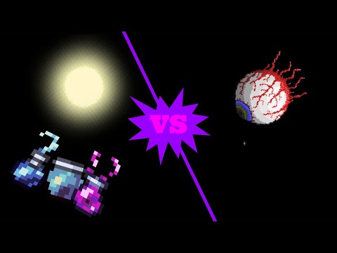 Eye of Cthulhu vs ALCHEMIST CLASS - Terraria: Reality Mod