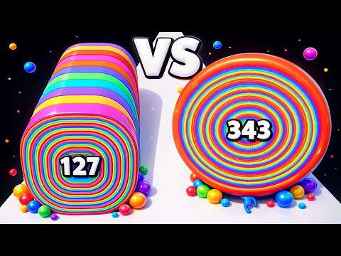 Layer Man 🟣 vs Smash Runner 3D 🔥 Colorful ASMR Satisfying Run Gameplay Android iOS Max Level WE5322