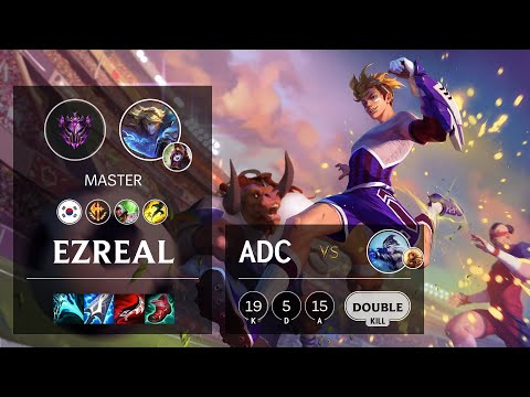 Ezreal ADC vs Ashe - KR Master Patch 11.15