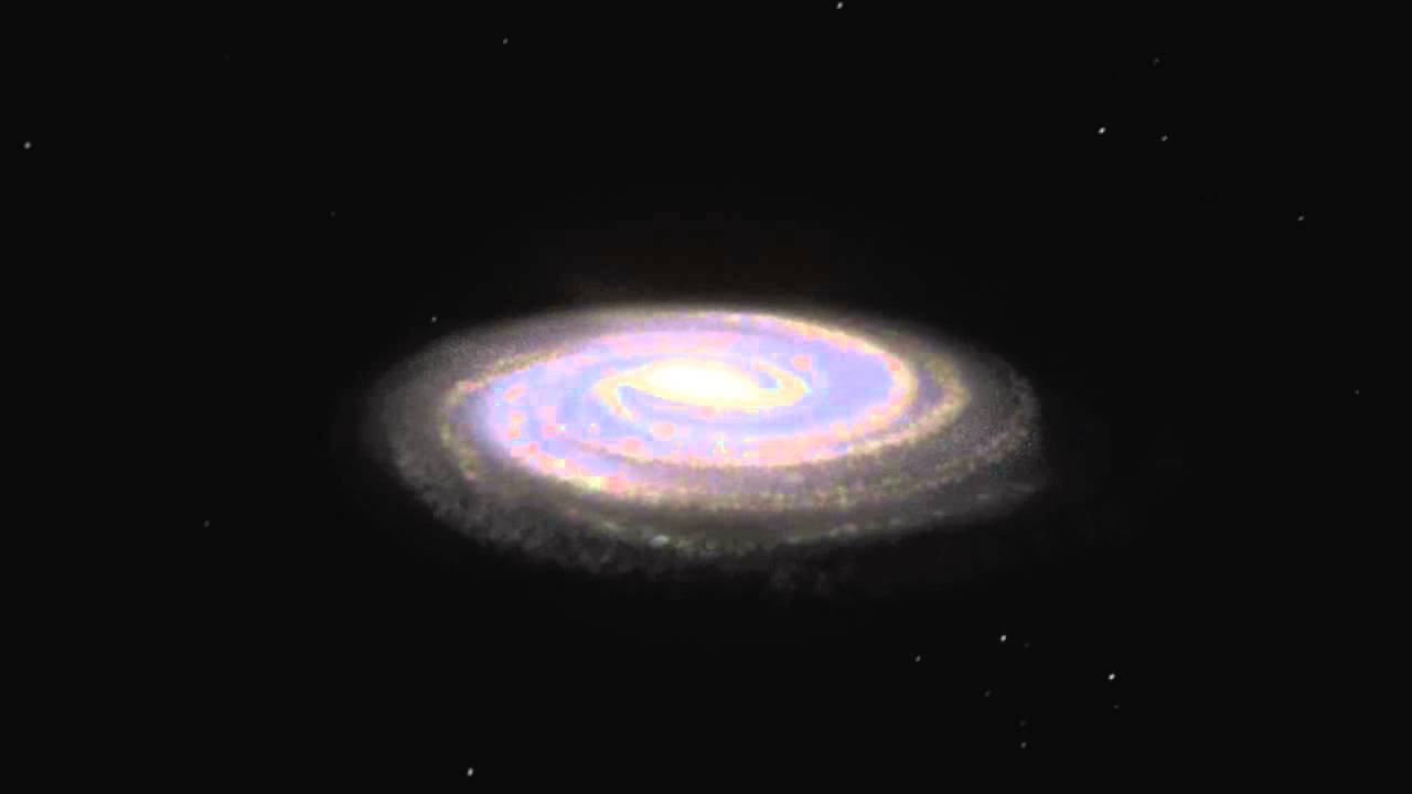 Artist's impression of the Milky Way - YouTube