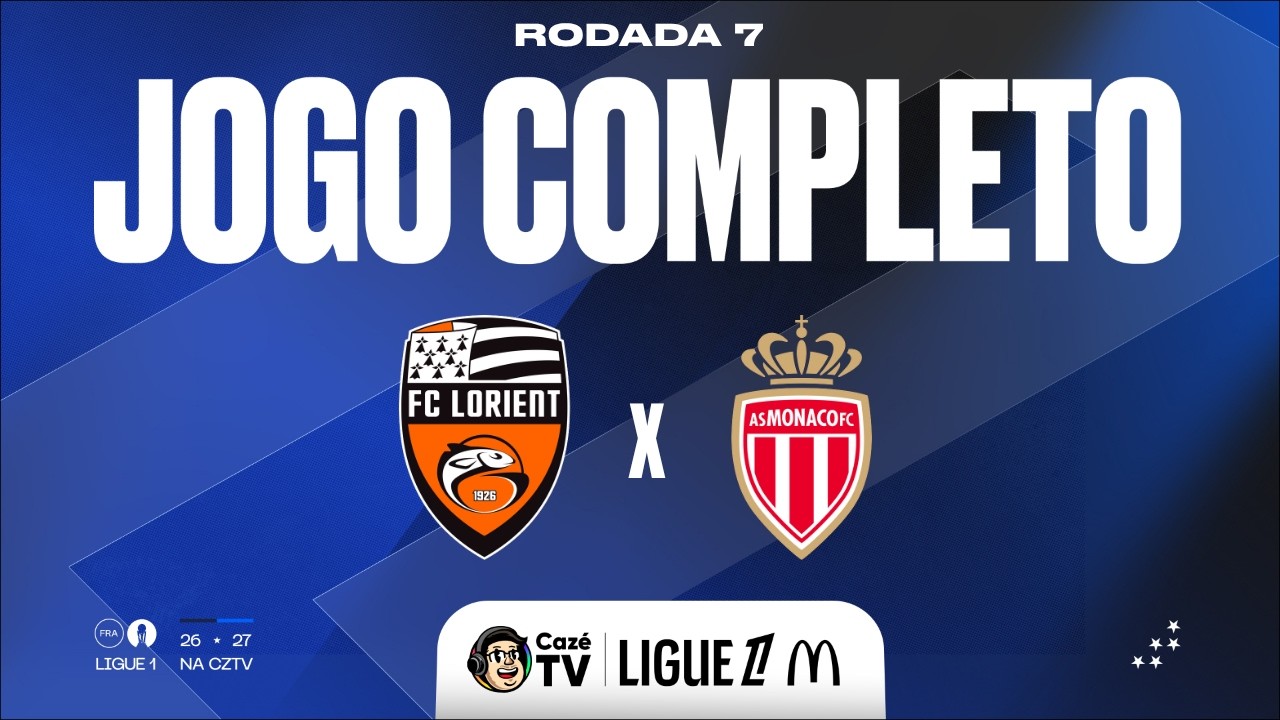 JOGO COMPLETO: FC LORIENT X MÔNACO | LIGUE 1 26/27 | 7ª RODADA