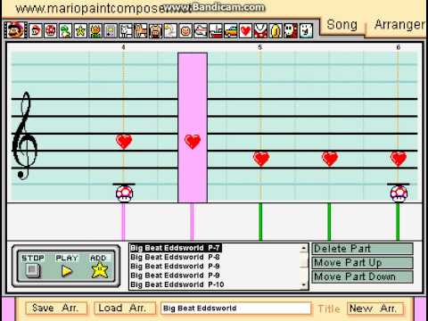 Big Beat Eddsworld in Mario Paint Composer