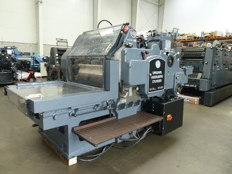 Heidelberg S Cylinder for sale   Gab Supplies Ltd   1958