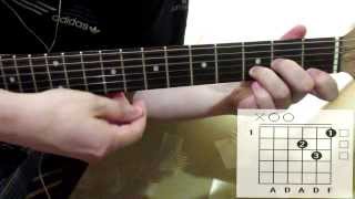 HIM - The Funeral Of Hearts acoustic version cover how to play guitar lesson