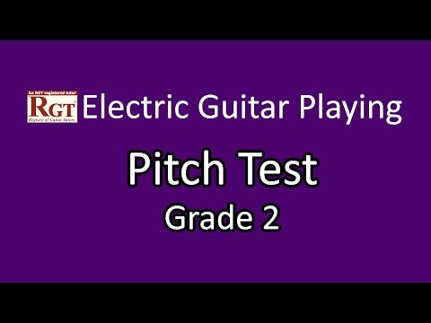 RGT Electric Guitar - Grade 2 - Pitch Test