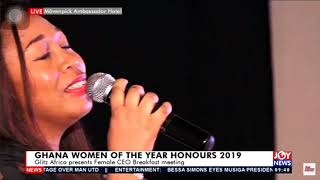 Rosel Pomaney - Performing Only Love by Jordan Smith (Cover) at Ghana Women of the Year Honours 2019
