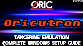 Oricutron☆Tangerine Oric Emulation Full Setup Guide #oric #oricutron #emulator