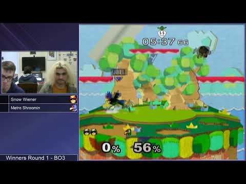 SSS 12.2 SSBM - Snow Wiener (C. Falcon) vs. Metro Shroomin (Falco) - Melee WR1