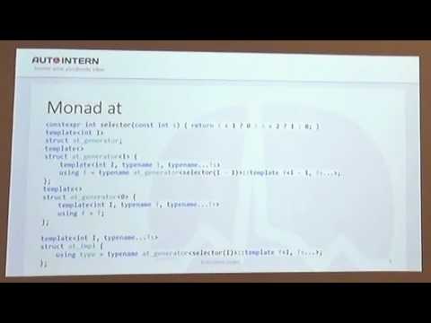 Lightning Talks Meeting C++ 2016 - Odin Holmes - Meta Monads