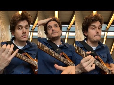 John Mayer Gives Blues Guitar Lessons to his fans | Instagram Live Stream -14 January 2019