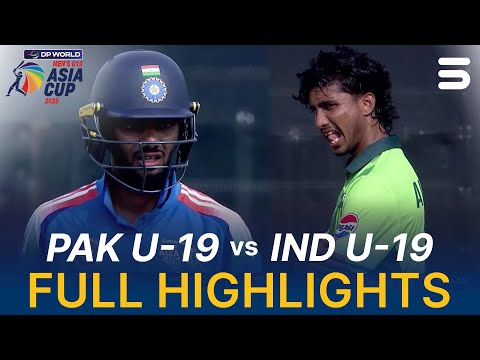 Full Highlights | Pakistan U-19 vs India U-19 | Asia Cup Men's U-19 | Match 5 | ZI1S