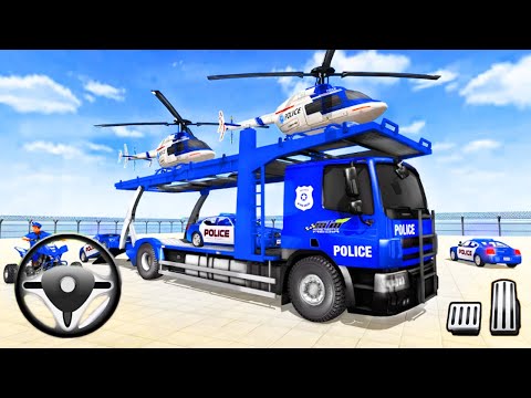 Police Car Ship Transport Truck - US Police Car Transport truck - Android Gameplay
