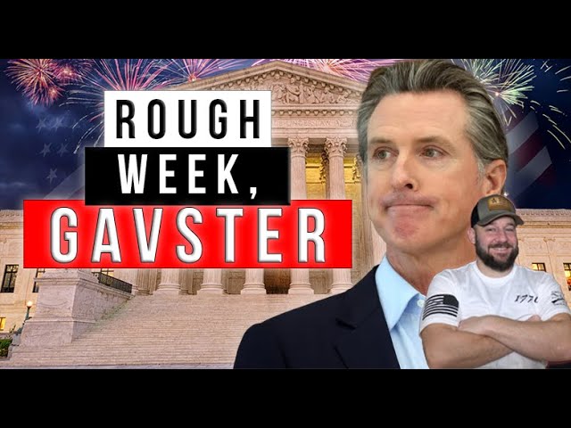 Judge goes NUCLEAR... More BAD NEWS for Gun Control as The "Gavster" is not having a good week...
