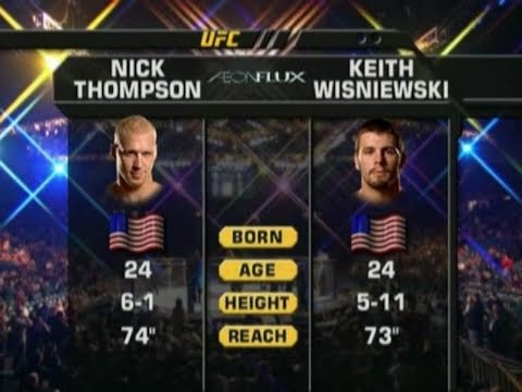 Nick Thompson vs Keith Wisniewski full fight