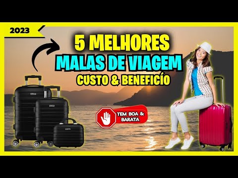 🏆Top 5 Melhores Malas de Viagem 2023/ Melhor Mala de Bordo Custo Benefício