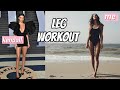 How To Get LEAN LEGS Like Kendall Jenner Leg Slimming Workout