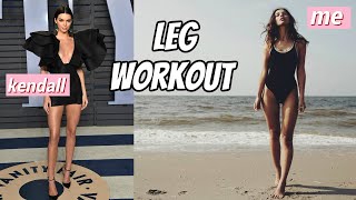 How to get LEAN LEGS like Kendall Jenner  Leg slim