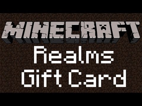 BREAKING NEWS: Minecraft Realms Gift Cards Will Be Sold!