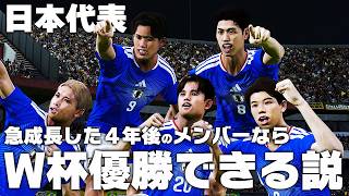 4年後の2030年日本代表メンバーでW杯優勝できるのか？