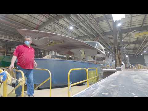 Scania Powered Viking 46 Billfish Deck House Installation