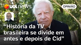 Cid Moreira desempenhou no Jornal Nacional papel notável na história do Brasil e da TV, diz Josias