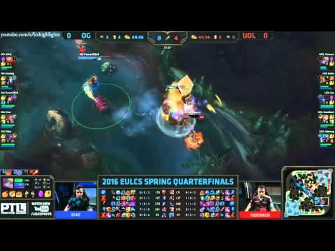 OG vs UOL Highlights   ORIGEN vs UNICORNS OF LOVE Game 1   EU LCS Playoffs   SPRING 2016 Quarterf #2