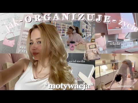 organizacja📔🎀✨jak ogarniam szkołę, prace,youtube i samorozwój