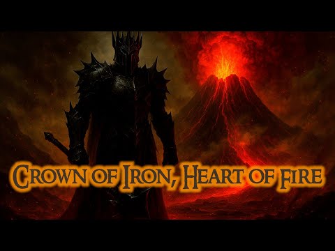Crown of Iron, Heart of Fire by Elowen Laurelin 🔥| Epic Dark Song of Morgoth (Tolkien’s Dark Lord)