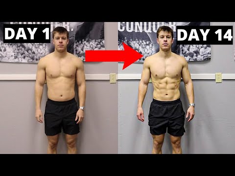 2 Week FAT LOSS Transformation (from lean to shredded)