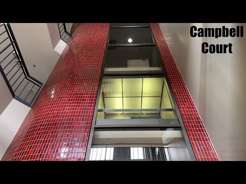 Glass Westinghouse Hydraulic Elevator @ Campbell Court - Roanoke, VA