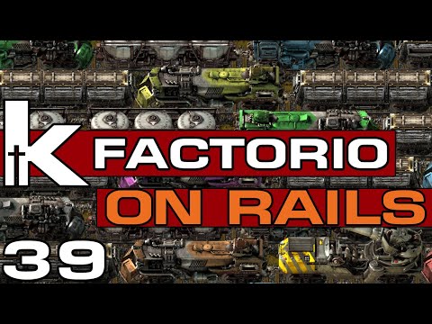 Factorio On Rails | 39 | Low Density Structures and Yellow Science | Factorio Train Base Let's Play