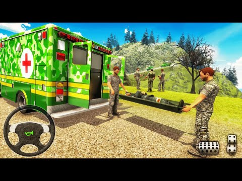 US Army Ambulance Driving #2 - Humvee Rescue Van Simulator - Android Gameplay