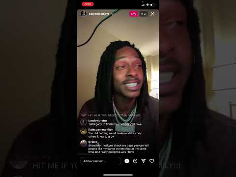 Ben J of the New boyz (you're  a jerk) cries on  live vents about being scammed in the rap industry