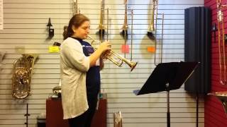 Video thumbnail for Skyeleigh's new Yamaha YTR-8335LA Custom trumpet by Bruce Atkinson