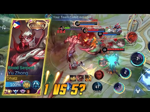 YU ZHONG PASSIVE ABUSE USING THIS EMBLEM! | YU ZHONG PASSIVE ABUSE TUTORIAL - MLBB