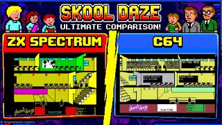 Which Version Of "Skool Daze" Is Better?  ZX Spectrum’s Bright Graphics Or C64's Smooth Gameplay?