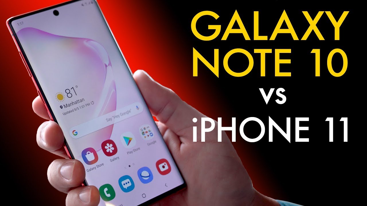 Galaxy Note 10 vs. iPhone 11— From the Android Expert