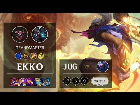 Ekko Jungle vs Skarner - EUW Grandmaster Patch 11.1