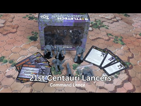 21st Centauri Lancers Command Lance #unboxing
