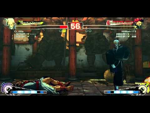 SSFIV AE 2012: CJ_Killa (Gen) Vs HitMaN-173 (Akuma) - PSN Match