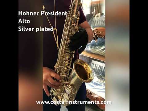 Saxophon Hohner President Saxofon Versilbert - Silber image 18