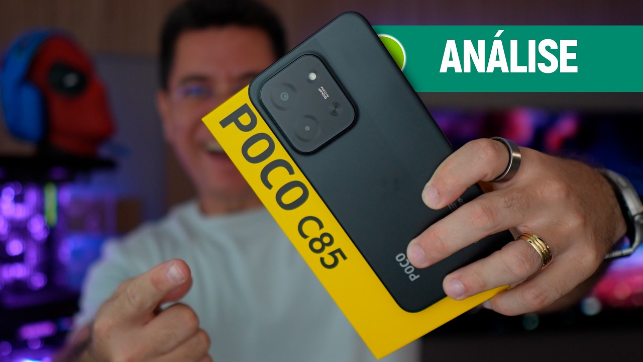 Miniatura da avaliação em vídeo de Smartphone Poco C85 128 GB