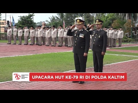 UPACARA HUT KE-79 RI DI POLDA KALTIM