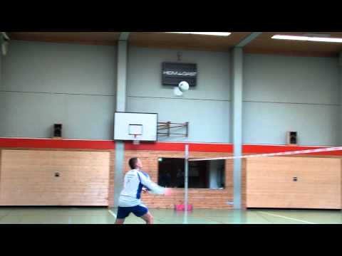 TSV Riedlingen - Faustball - Zeitlupe Angriffschlag