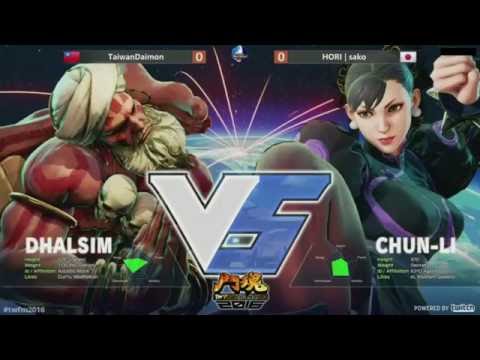 Street Fighter 5 Tournament - TWFighter 2016 - TaiwanDaimon v Sako / Eita v 石油王
