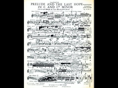 Prelude and the Last Hope in C and C# minor — John Stump
