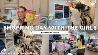 HAUL DAY AT HOME 🛍️ | Shopping with the Girls, Old Navy & My New Closet