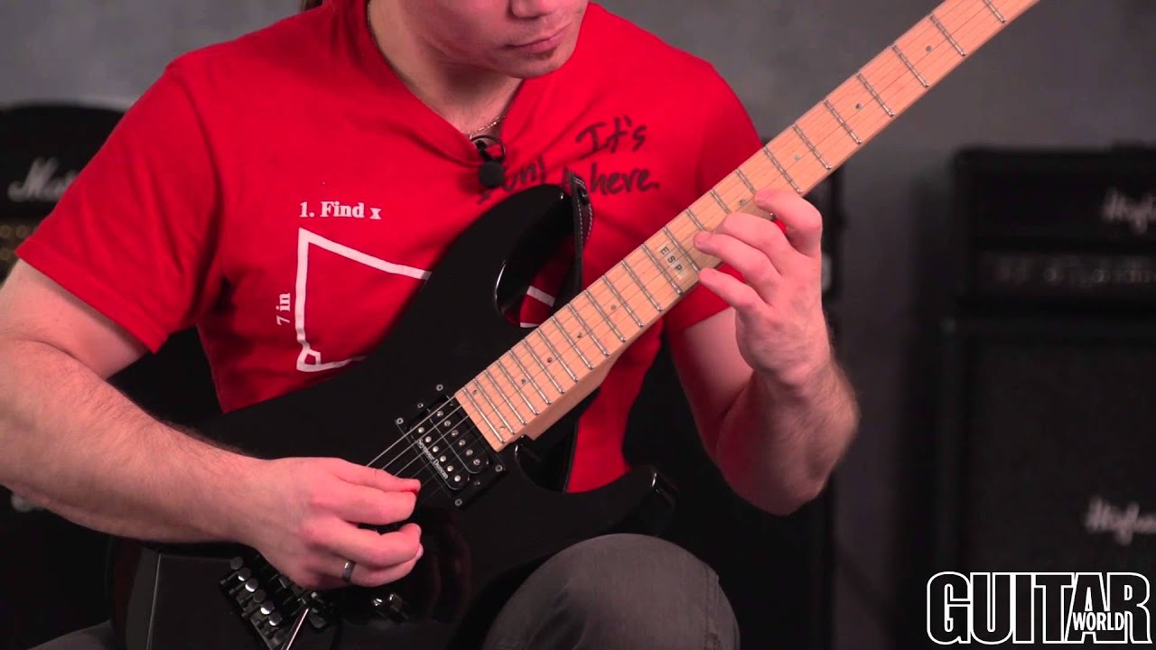Crazy Fast Alternate Picking Run! Betcha Can't Play This with Mike Groisman - YouTube
