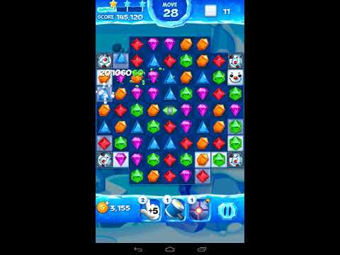 Jewel Pop Mania:Match 3 Puzzle Level 159 ( Ice Cream Town Episode ) - Walkthrough ( No Booster )